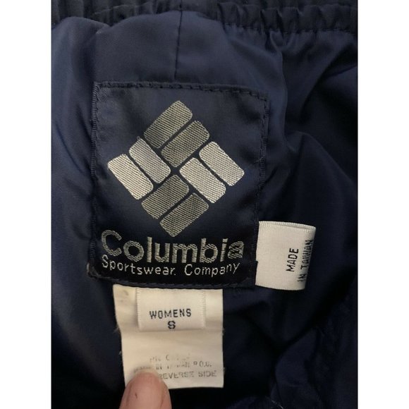 Columbia Women’s Vintage Blue Waterproof Ski Pants Size Small Side Zip E… - Picture 2 of 7